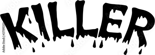 Killer font vector