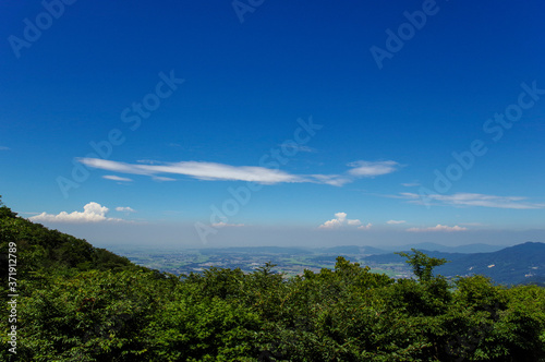 筑波山から見る関東平野