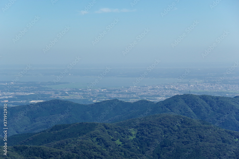 筑波山から見る関東平野