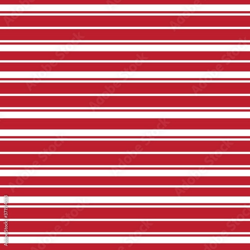 Red Stripe seamless pattern background in horizontal style