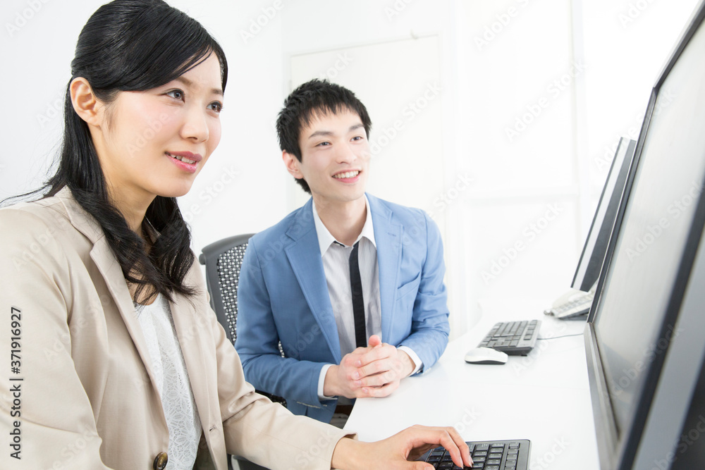 Fototapeta premium 上司と部下