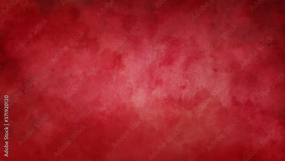 Red Christmas background texture, old vintage texture in solid red paper illustration