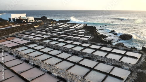 Wallpaper Mural Salina Salt Works, Salt Production at Fuencaliente Lighthouse, La Palma Canary Torontodigital.ca