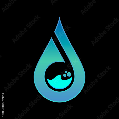 laundry modern logo creative concept