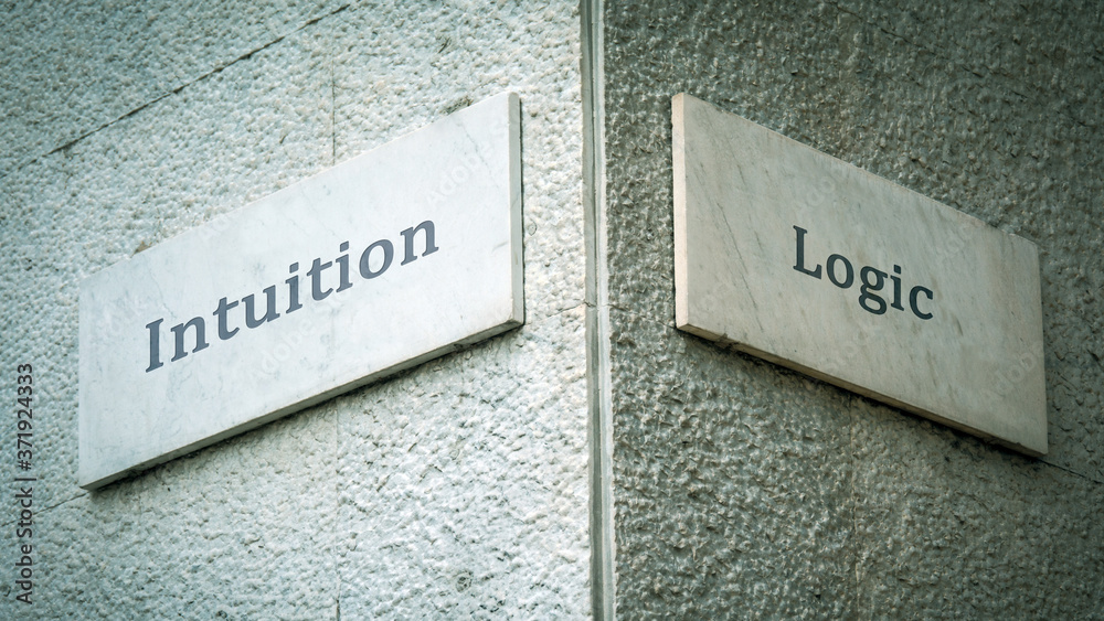 Street Sign Intuition versus Logic