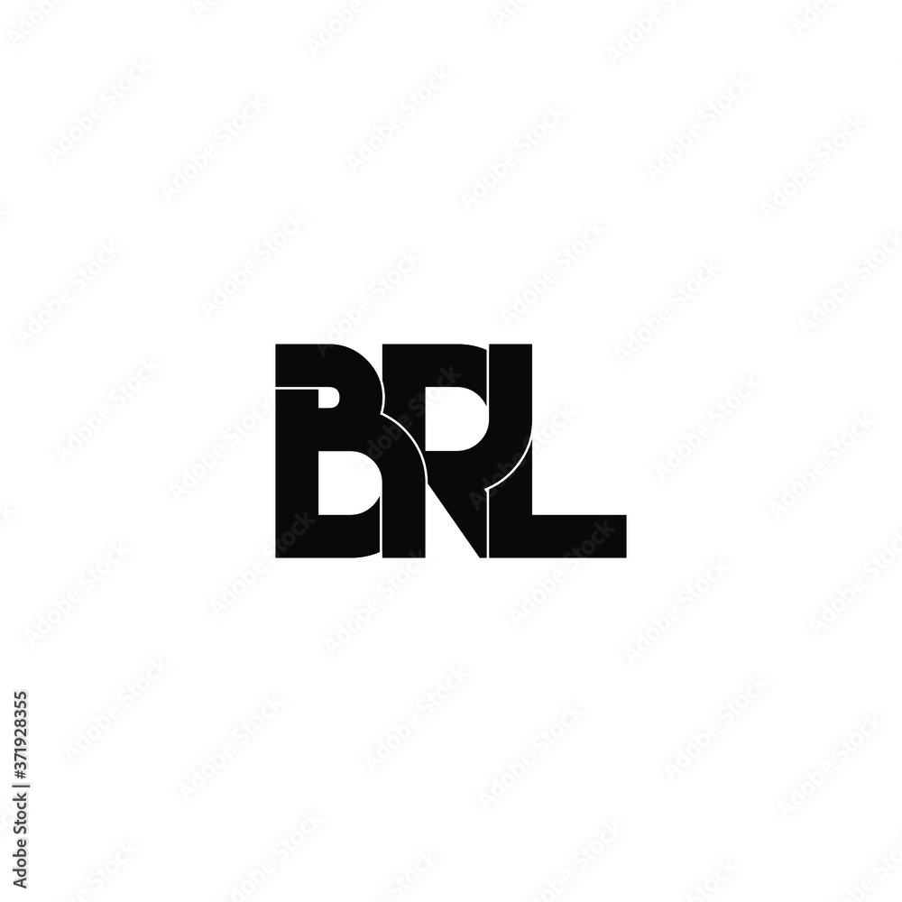 brl letter original monogram logo design brl letter original monogram logo design