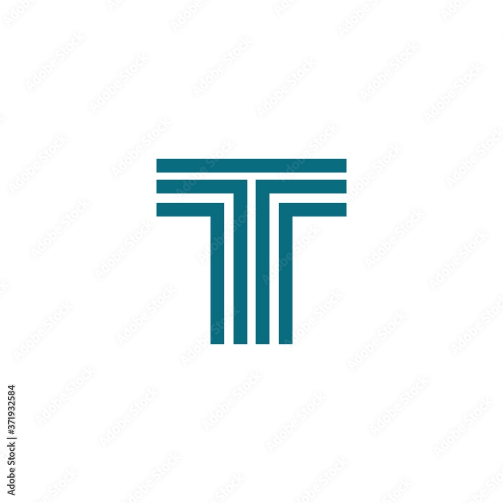 Column icon Logo Template vector