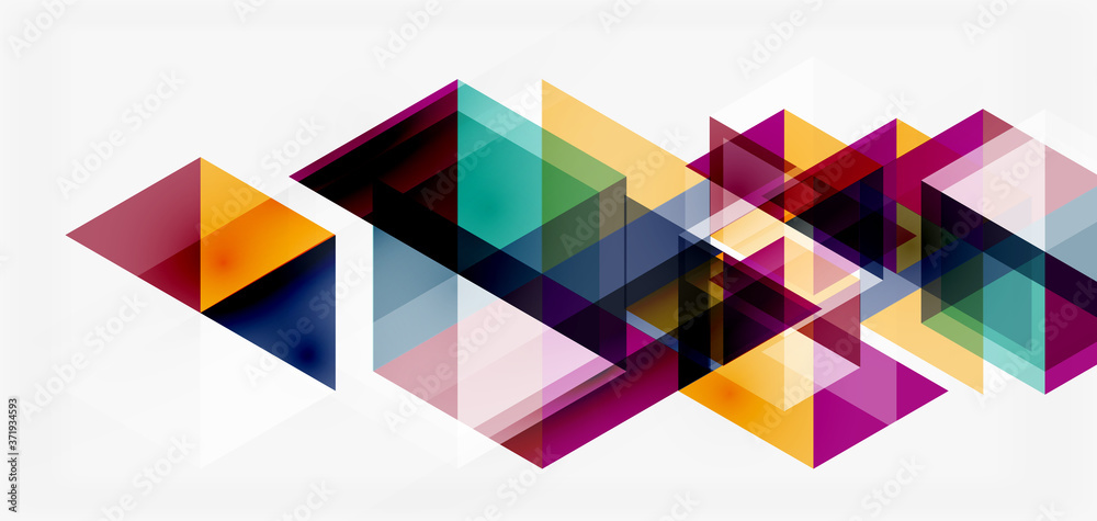 Geometric abstract background, mosaic triangle and hexagon shapes. Trendy abstract layout template for business or technology presentation, internet poster or web brochure cover, wallpaper Geometric abstract background, mosaic triangle and hexagon shapes. Trendy abstract layout template for business or technology presentation, internet poster or web brochure cover, wallpaper
