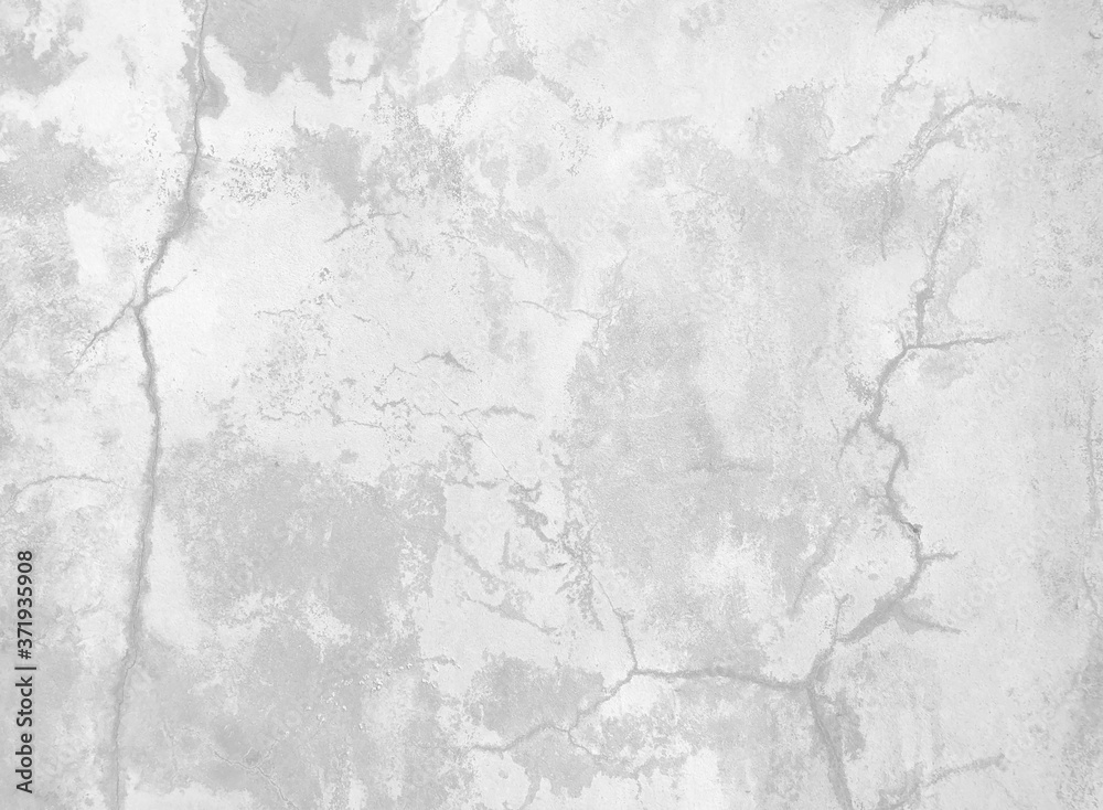 white grunge cement or concrete painted wall texture, white cement stone concrete plastered stucco wall painted., The cement wall background abstract gray concrete texture for interior design.