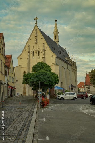 Haßfurt - Ritterkapelle vom Oberen Tor aus gesehen