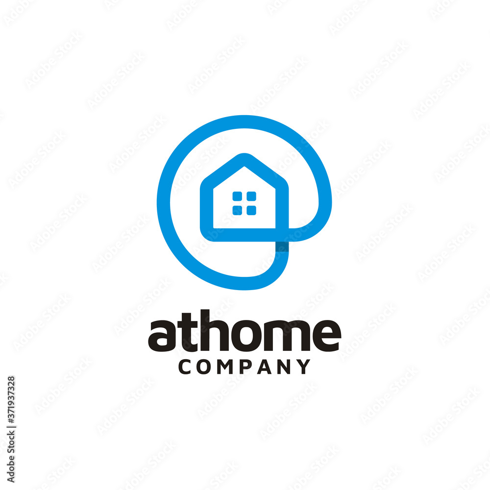 simple line house home modern logo design for real estate property residential business apps simple line house home modern logo design for real estate property residential business apps