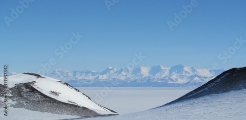 View of Royal Society Range, Antarctica, from Ross Island - 2011