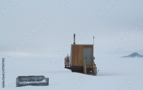 Sofa of Isolation near McMurdo Station, Antarctica, Relax, Get Away - 2013 photo