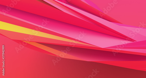 Fototapeta Naklejka Na Ścianę i Meble -  Abstract 3d render, polygonal modern background design