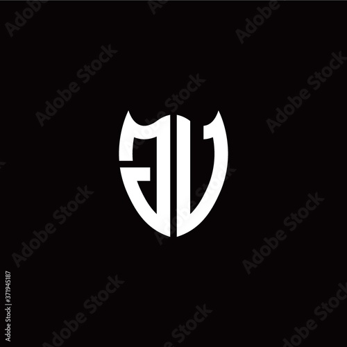 Initial J V letter with shield modern style logo template vector Free Download Initial J V letter with shield modern style logo template vector - GFXLoad