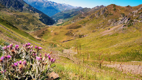 Fototapeta Naklejka Na Ścianę i Meble -   Col du tourmalet in the french Pyrenees