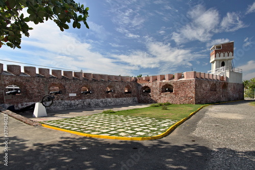 View of Fort Charles Fortress in Port Royal City. Jamaica. photo