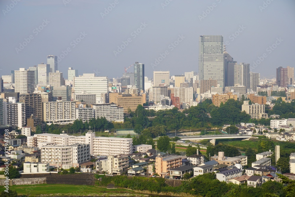 仙台市中心部の眺め/View of central Sendai city