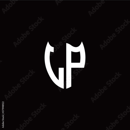 Initial L P letter with shield modern style logo template vector Free Download Initial L P letter with shield modern style logo template vector - GFXLoad