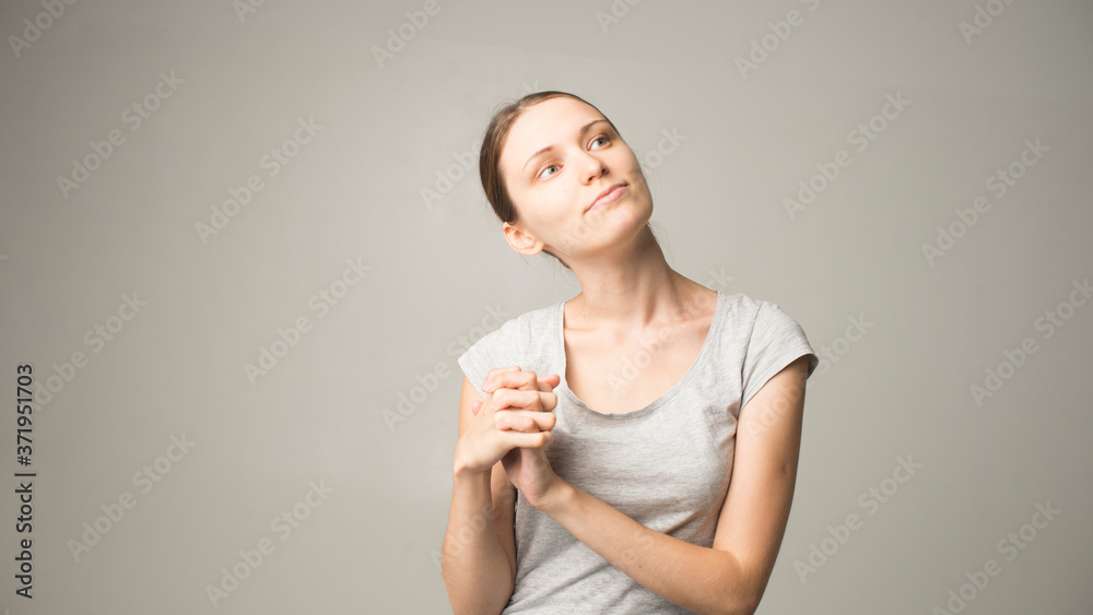picture of young good-looking teenage girl isolated picture of young good-looking teenage girl isolated