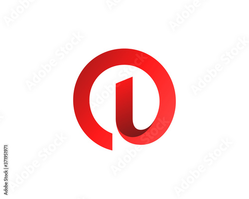 Letter L or number 1 logo icon design template elements