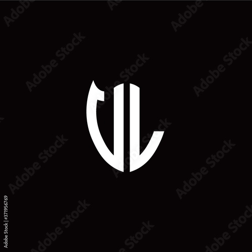 Free Download Initial V L letter with shield modern style logo template vector - GFXLoad