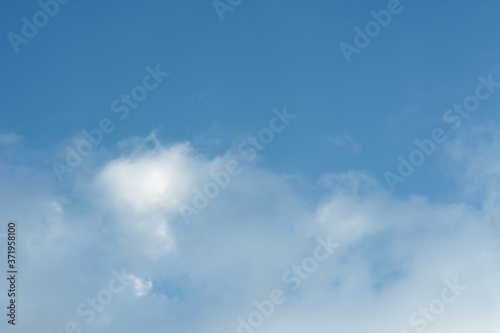 Blue sky with cloud for background and other 
