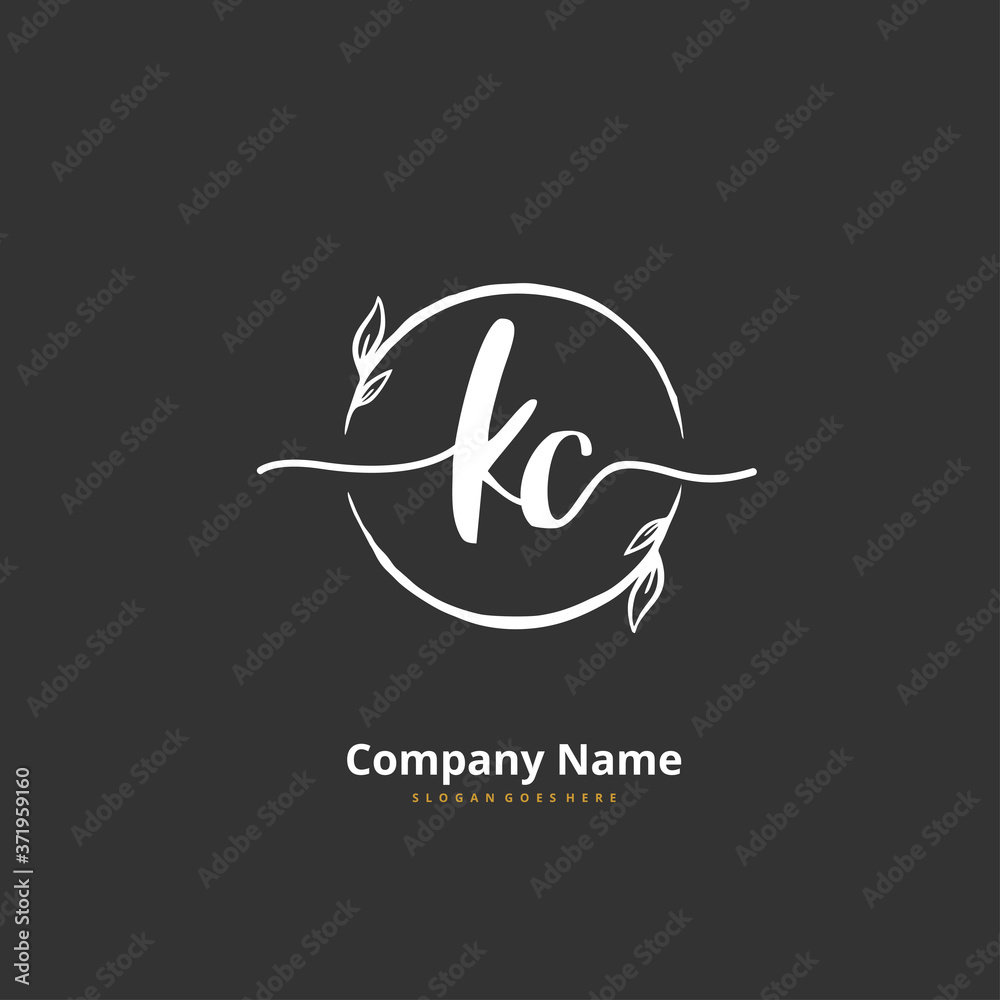 K C KC Initial handwriting and signature logo design with circle. Beautiful design handwritten logo for fashion, team, wedding, luxury logo. K C KC Initial handwriting and signature logo design with circle. Beautiful design handwritten logo for fashion, team, wedding, luxury logo.