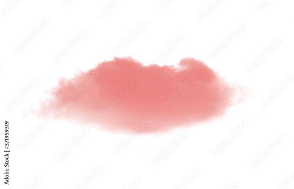 pink smoke or stain isolated on white background pink smoke or stain isolated on white background