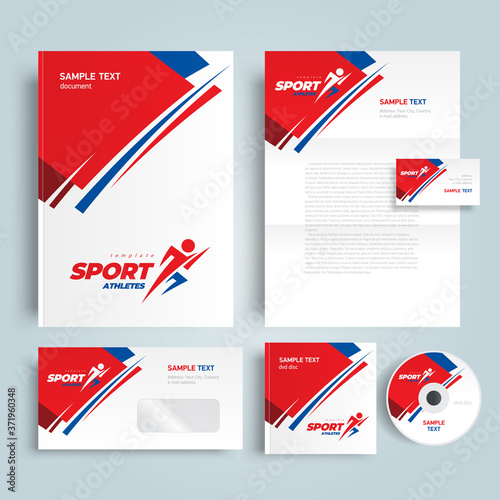 Sport Corporate identity design template