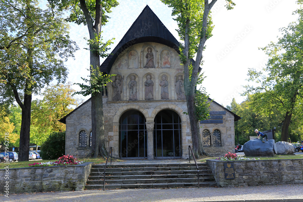 Fototapeta premium Goslar, Kathedral, Stiftskirche, Niedersachsen, Deutschland,, Europa