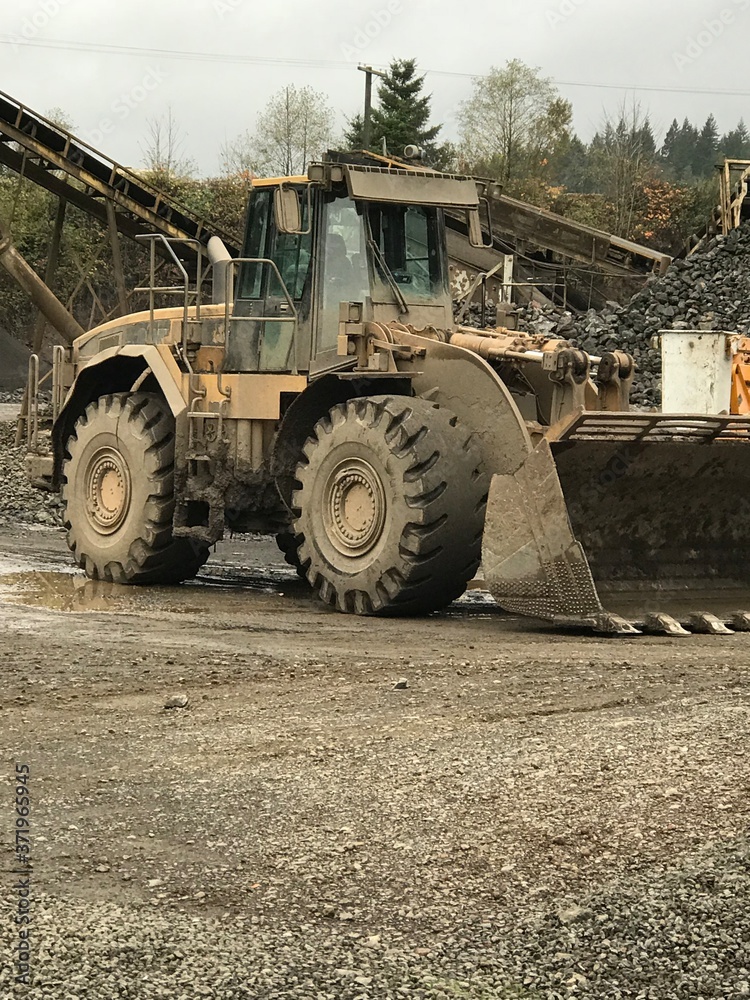 Obraz premium bulldozer at work