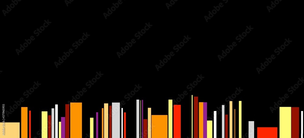 Obraz premium abstract colorful lines background black