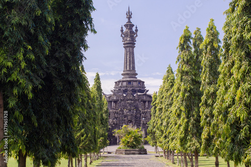 3 June 2013, Bali, Indonesia: Bajra Sandhi Monument, Renon Park, Denpasar, Bali, Indonesia.