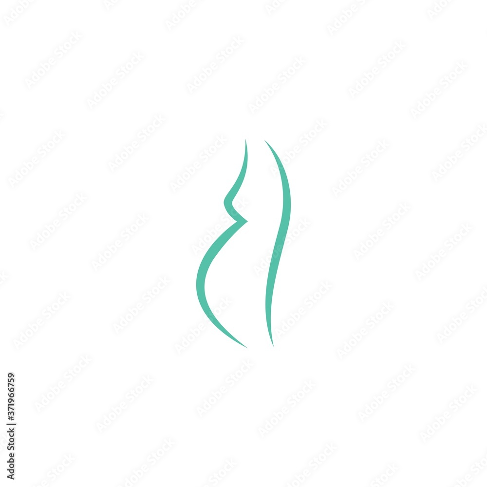 women pregnant logo vector icon women pregnant logo vector icon