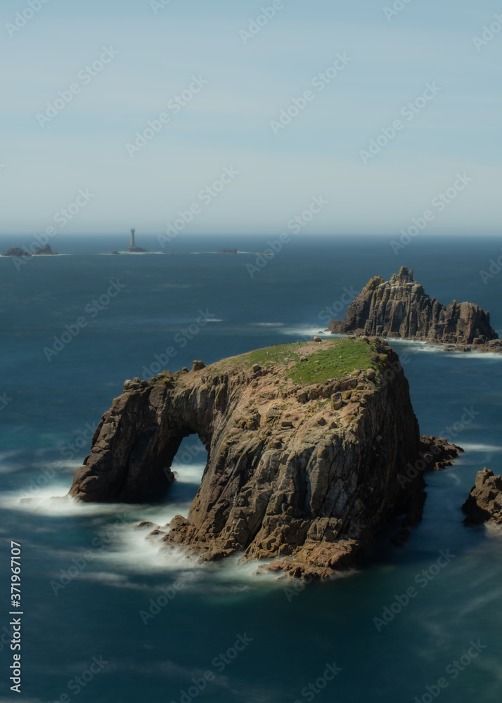 Land's end cornwall Lighthouse seascape / landscape