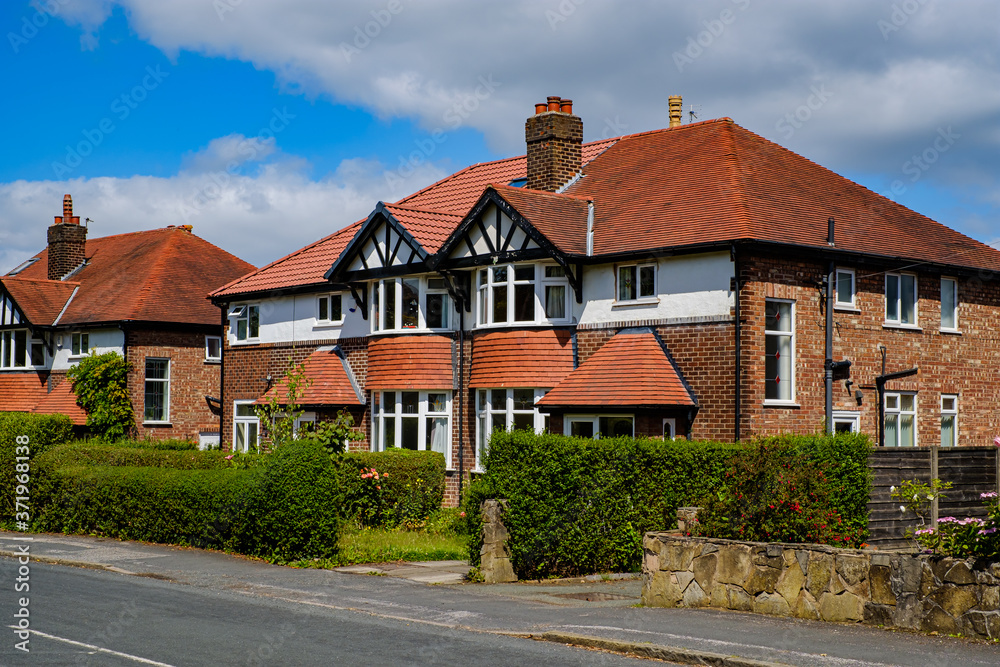 Semi detached houses in Manchester, United Kingdom