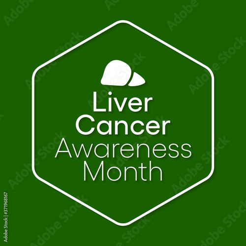 Vector illustration on the theme of Liver Cancer awareness month observed each year during October.