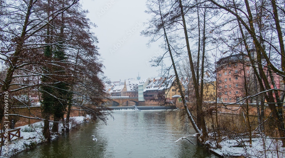 Nürnberger Pegnitz Winter Nürnberger Pegnitz Winter