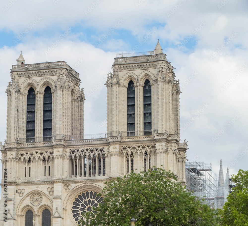 Towers of Notre Dame Paris 