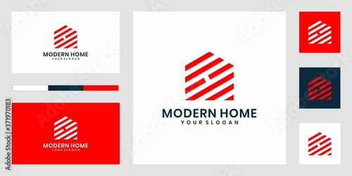 Simple Home Construction Real Estate Vector Icon. premium design logo inspiration