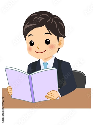 新入社員の男性