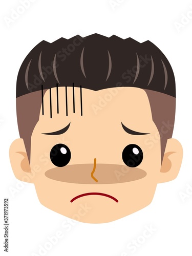 運動部の男の子