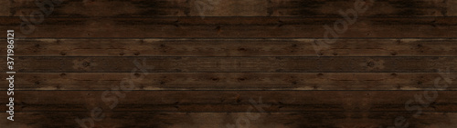 old brown rustic dark wooden texture - wood background panorama long banner 