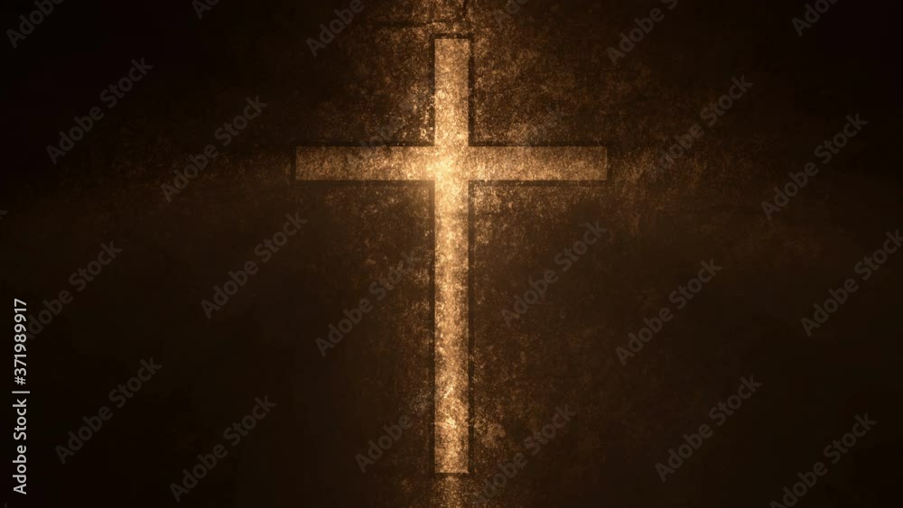 Glowing Christian Cross Loop