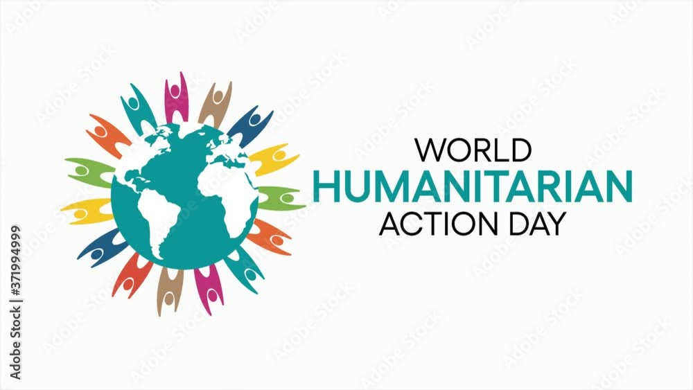 Video animation on the theme of World Humanitarian action day observed each year on October 08 worldwide. 4K Motion graphics. Video animation on the theme of World Humanitarian action day observed each year on October 08 worldwide. 4K Motion graphics.