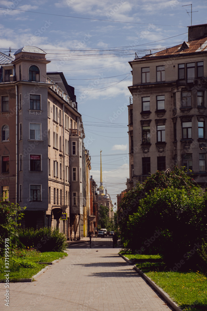 old street in Saint Petersburg