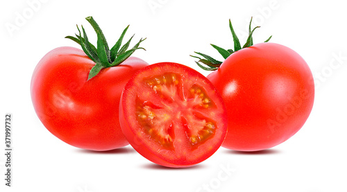 tomato isolated on white background 