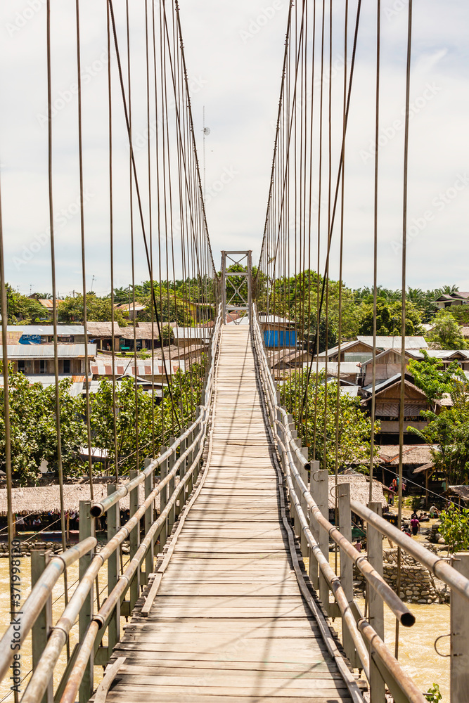 Obraz premium Bukit Lawang on Sumatra, Indonesia