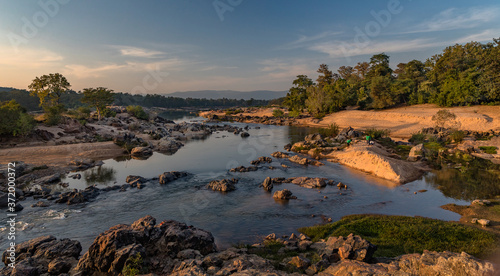 River trail in Muchnar, district Dantewada, Chhattisgarh, India